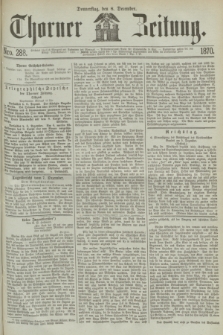 Thorner Zeitung. 1870, Nro. 288 (8 December)