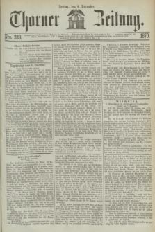 Thorner Zeitung. 1870, Nro. 289 (9 December)