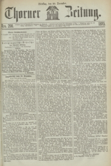 Thorner Zeitung. 1870, Nro. 298 (20 December)