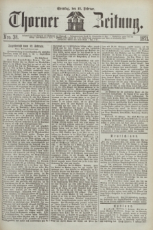 Thorner Zeitung. 1871, Nro. 38 (12 Februar)