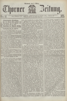 Thorner Zeitung. 1871, Nro. 52 (1 März)