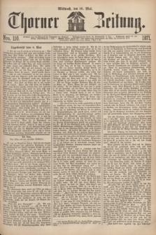 Thorner Zeitung. 1871, Nro. 110 (10 Mai)
