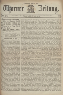 Thorner Zeitung. 1871, Nro. 175 (27 Juli)