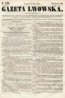 Gazeta Lwowska. 1853, nr 170