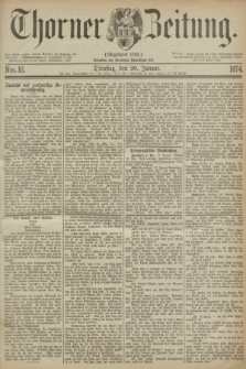 Thorner Zeitung : Gegründet 1760. 1874, Nro. 16 (20 Januar)