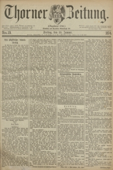 Thorner Zeitung : Gegründet 1760. 1874, Nro. 19 (23 Januar)