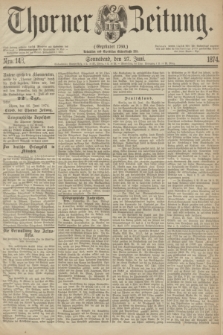 Thorner Zeitung : Gegründet 1760. 1872, Nro. 148 (27 Juni)