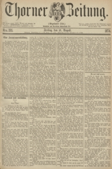 Thorner Zeitung : Gegründet 1760. 1874, Nro. 195 (21 August)