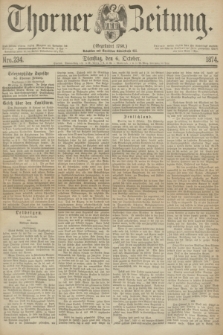 Thorner Zeitung : Gegründet 1760. 1874, Nro. 234 (6 October)