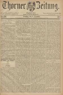 Thorner Zeitung : Gegründet 1760. 1874, Nro. 288 (8 Dezember)