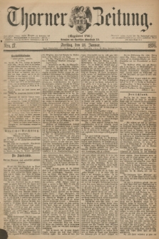 Thorner Zeitung : Gegründet 1760. 1876, Nro. 17 (21 Januar)