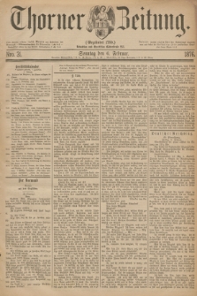Thorner Zeitung : Gegründet 1760. 1876, Nro. 31 (6 Februar)