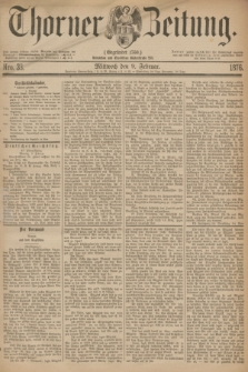 Thorner Zeitung : Gegründet 1760. 1876, Nro. 33 (9 Februar)