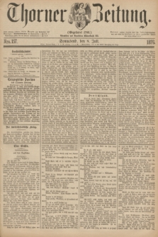 Thorner Zeitung : Gegründet 1760. 1876, Nro. 157 (8 Juli)