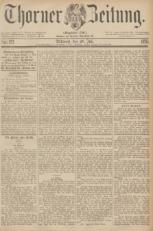 Thorner Zeitung : Gegründet 1760. 1876, Nro. 172 (26 Juli)