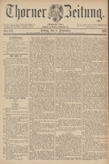 Thorner Zeitung : Gegründet 1760. 1876, Nro. 210 (8 September)