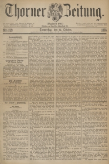 Thorner Zeitung : Gegründet 1760. 1876, Nro. 239 (12 Oktober)