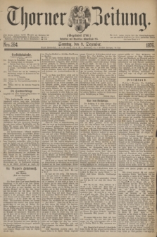 Thorner Zeitung : Gegründet 1760. 1876, Nro. 284 (3 Dezember)