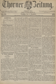 Thorner Zeitung : Gegründet 1760. 1876, Nro. 285 (5 Dezember)