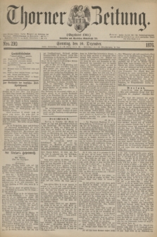 Thorner Zeitung : Gegründet 1760. 1876, Nro. 290 (10 Dezember) + dod.