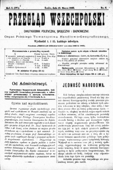 Przegląd Wszechpolski : dwutygodnik polityczny, społeczny i ekonomiczny. 1895, nr 6