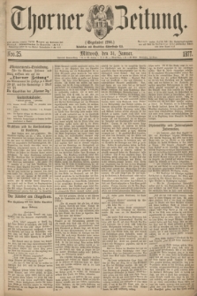 Thorner Zeitung : Gegründet 1760. 1877, Nro. 25 (31 Januar)