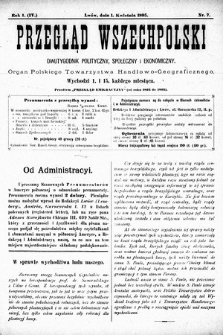 Przegląd Wszechpolski : dwutygodnik polityczny, społeczny i ekonomiczny. 1895, nr 7