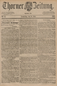 Thorner Zeitung : Begründet 1760. 1885, Nr. 121 (28 Mai)