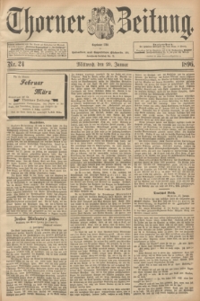 Thorner Zeitung : Begründet 1760. 1896, Nr. 24 (29 Januar)