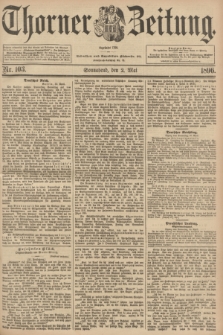 Thorner Zeitung : Begründet 1760. 1896, Nr. 103 (2 Mai)