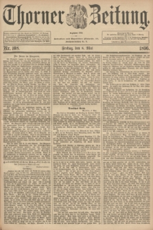 Thorner Zeitung : Begründet 1760. 1896, Nr. 108 (8 Mai) + dod.