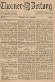 Thorner Zeitung : Begründet 1760. 1896, Nr. 207 (3 September)