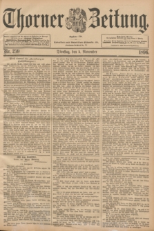 Thorner Zeitung : Begründet 1760. 1896, Nr. 259 (3 November) + dod.