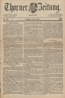 Thorner Zeitung : Begründet 1760. 1883, Nr. 157 (10 Juli)