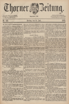 Thorner Zeitung : Begründet 1760. 1883, Nr. 160 (13 Juli)