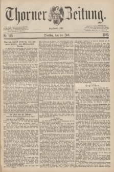 Thorner Zeitung : Begründet 1760. 1883, Nr. 169 (24 Juli)