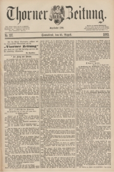 Thorner Zeitung : Begründet 1760. 1883, Nr. 197 (25 August)