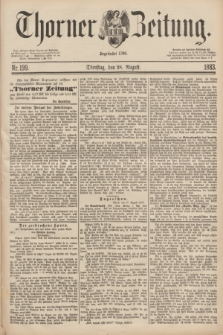 Thorner Zeitung : Begründet 1760. 1883, Nr. 199 (28 August)