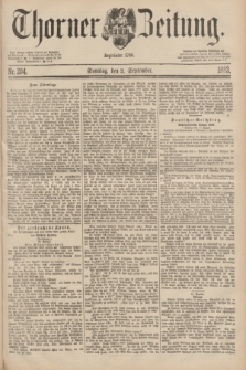 Thorner Zeitung : Begründet 1760. 1883, Nr. 204 (2 September)
