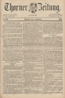 Thorner Zeitung : Begründet 1760. 1883, Nr. 206 (5 September)