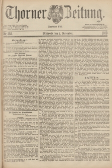 Thorner Zeitung : Begründet 1760. 1883, Nr. 260 (7 November)