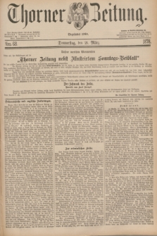 Thorner Zeitung : Begründet 1760. 1878, Nro. 68 (21 März)