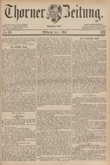 Thorner Zeitung : Begründet 1760. 1878, Nro. 101 (1 Mai)
