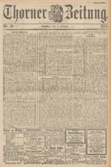 Thorner Zeitung. 1898, Nr. 31 (6 Februar) - Zweites Blatt