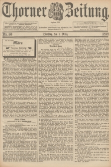 Thorner Zeitung : Begründet 1760. 1898, Nr. 50 (1 März)
