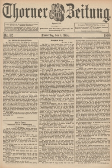 Thorner Zeitung : Begründet 1760. 1898, Nr. 52 (3 März)