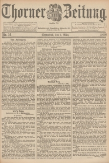 Thorner Zeitung : Begründet 1760. 1898, Nr. 54 (5 März)