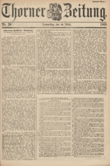 Thorner Zeitung. 1898, Nr. 70 (24 März) - Zweites Blatt