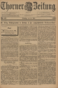 Thorner Zeitung : Begründet 1760. 1898, Nr. 119 (24 Mai) + dod.