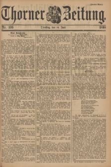 Thorner Zeitung. 1898, Nr. 136 (14 Juni) - Zweites Blatt